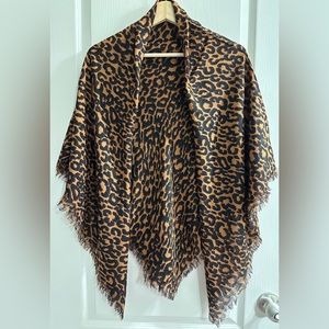 Leopard Print Women's Scarf